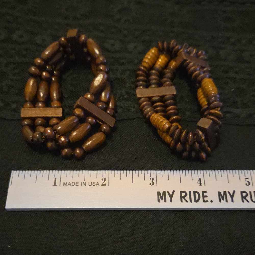Wooden Beaded Bracelets